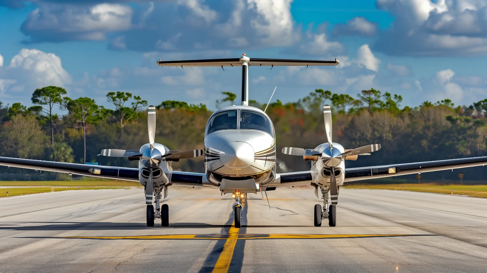 Cessna 310 twin engine aircraft representing Boca Raton crash investigation context