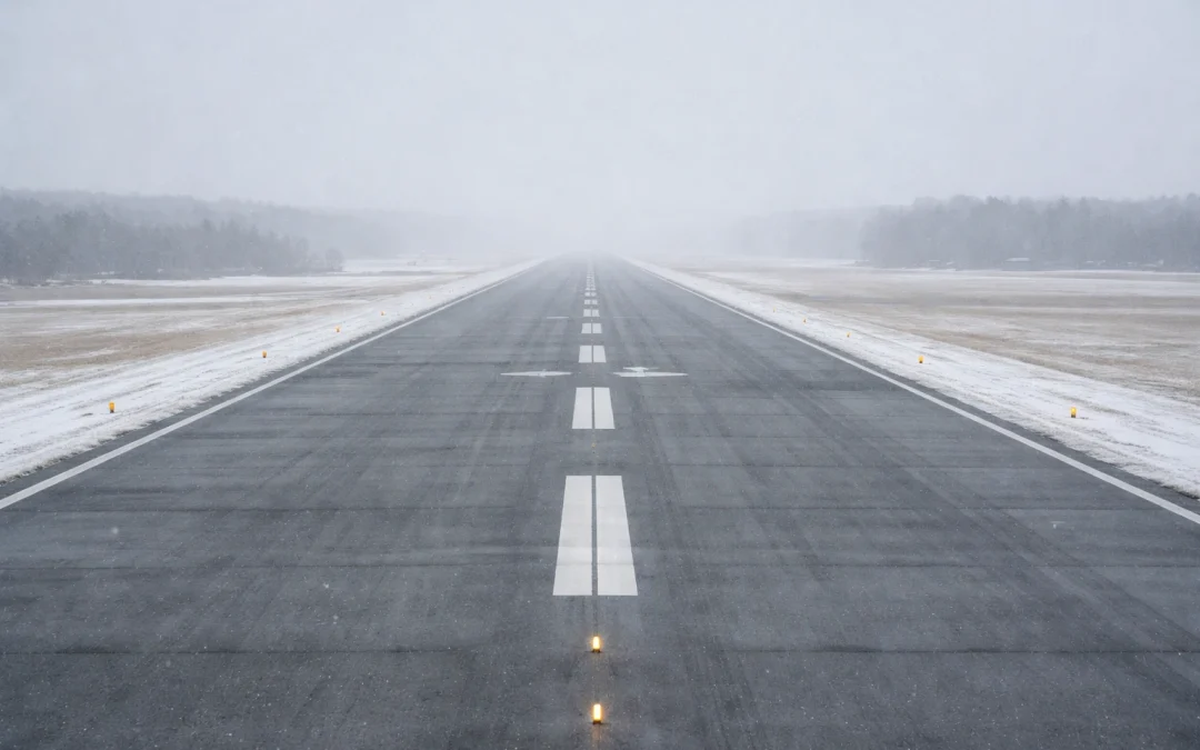 Bangor Challenger 650 Takeoff Incident in Low Visibility