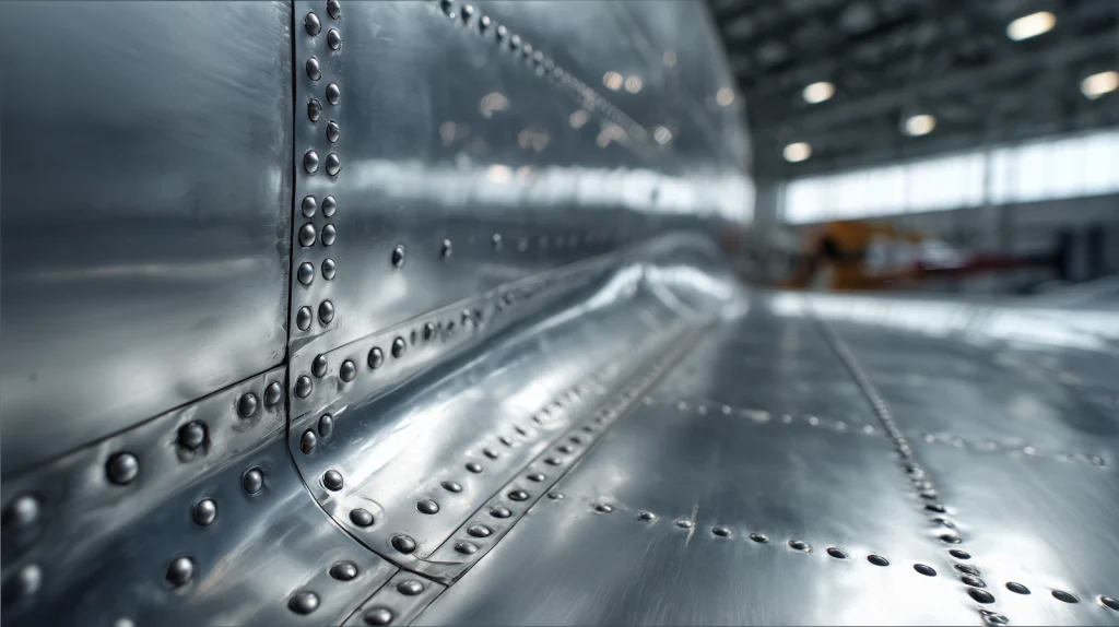 Aircraft structural inspection illustrating aging aircraft fatigue analysis